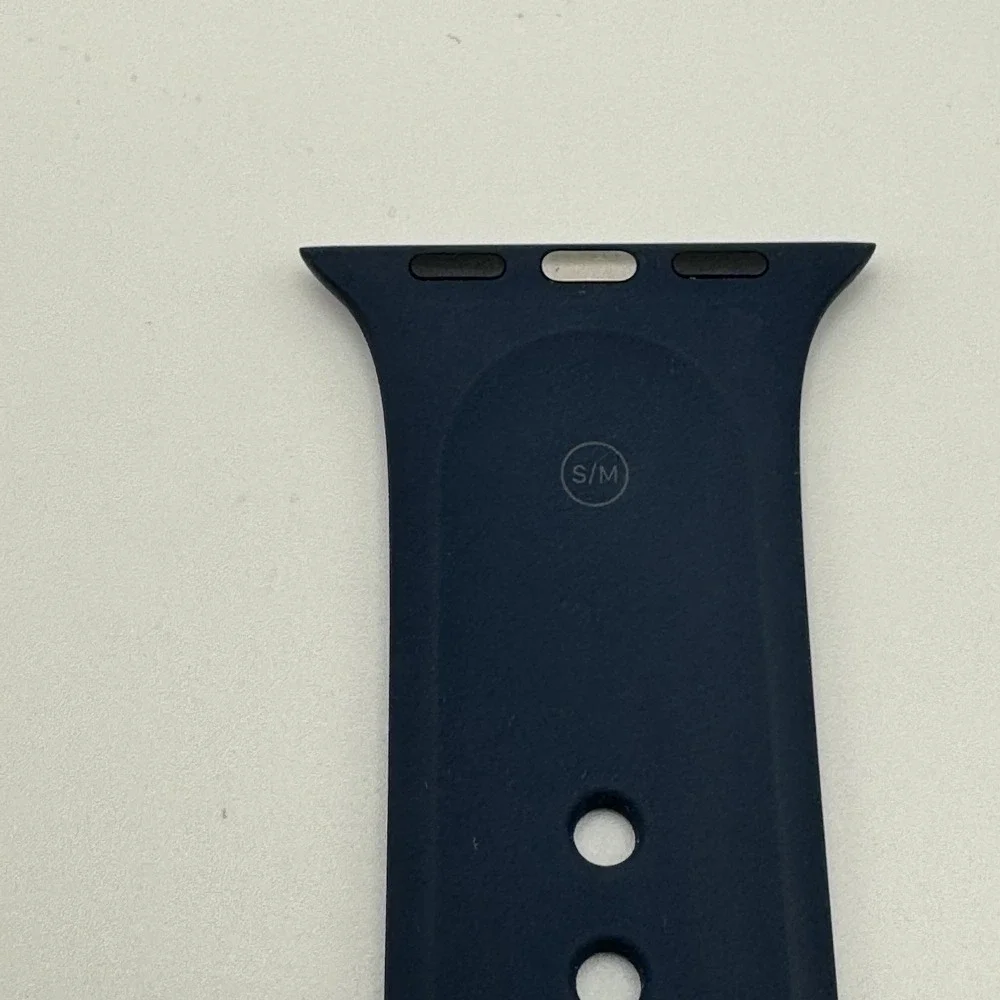 Apple Watch Band Genuine Navy Blue Size S/m 41 MM Silicone OEM Band Authentic